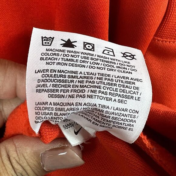 Baltimore Orioles Nike Golf Orange Quarter Zip Fleece Jacket Size XL - Picture 10 of 11